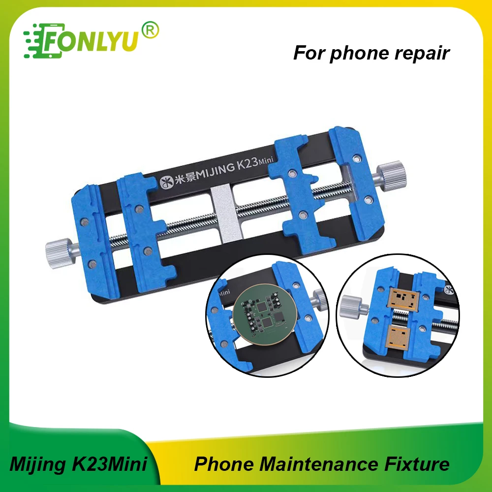 MIJING K23Mini New Maintenance Fixture PCB Board Holder For Phone Motherboard IC Chip Glue Removing Platform Repair Tool Set