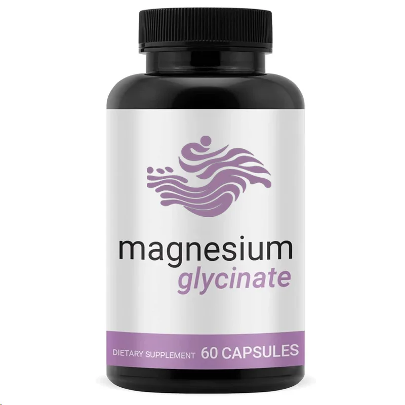 Magnesium Glycinate 1000mg ( Per Capsule) - Pure Magnesium Supplement Chelates Up To 60 Capsules For Maximum Absorption