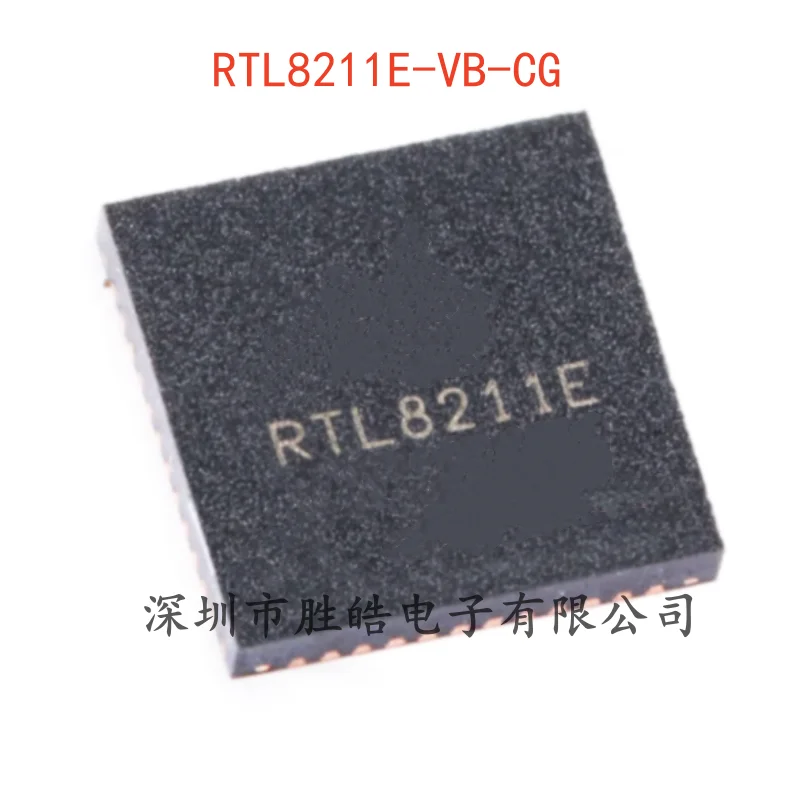 (5PCS)  NEW  RTL8211E-VB-CG  RTL8211E   Ethernet Controller Chip   QFN-48   RTL8211E-VB-CG   Integrated Circuit