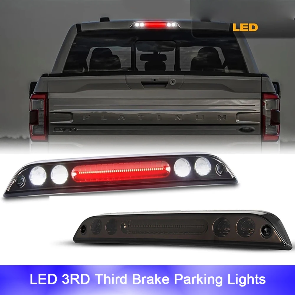 1Pcs LED Reverse High Mount 3RD Third Brake Lights For Ford F150 F250 F350 F450 Ranger Maverick Parking Stop Lamp