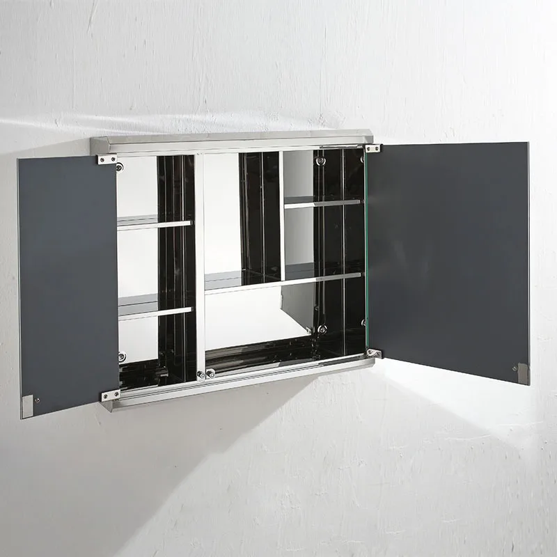 Stainless Steel, Mirror Cabinet, Bathroom Mirror Cabinet, Wall Mounted, for Bathroom Use
