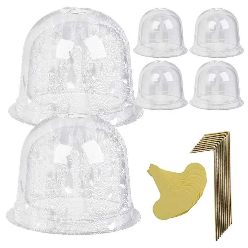 

Plant Humidity Dome Seedling Protector Cover Lightweight Transparent Propagation Dome For Landscape Nursery Balcony Greenhouse