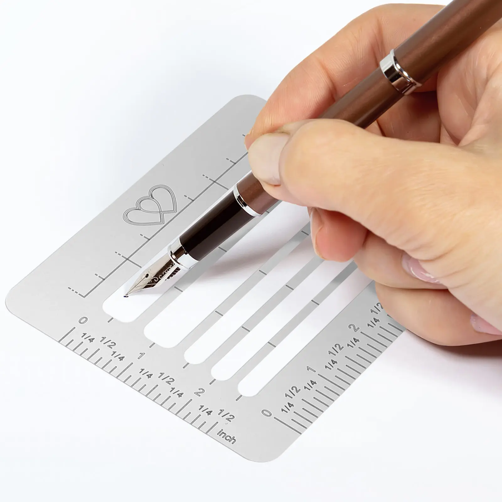 4Pcs 4 Style Envelope Addressing Guide Stencil Template Set Premium PP Translucent Ergonomic for B6 Dl Zl C5 Envelopes