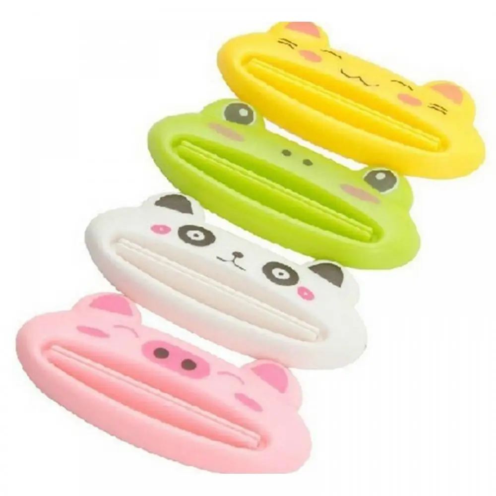 For Home Bathroom 1 Pcs Animal Easy Toothpaste Dispenser Plastic Tooth Paste Tube Toothpaste Squeezer Rolling Holder Cocina