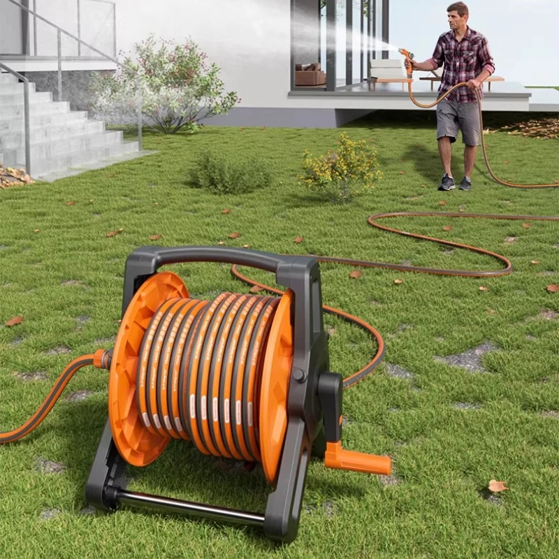 Urban Garden Hoses Cultivation Fuel Hose Reel Wall Mount Me Washing Water Gun Piston Feed Granulator Gardening Irrigation Piping