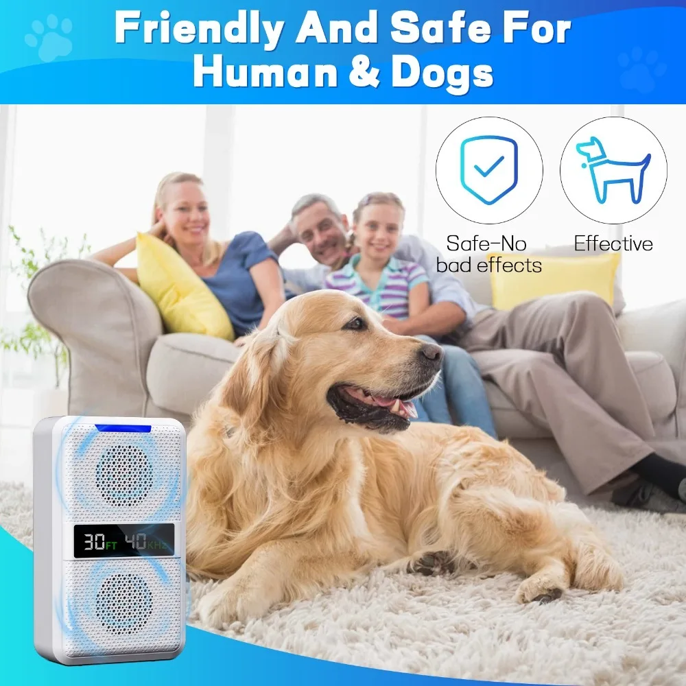 News Anti Barking Device for Dogs, Ultrasonic Dog Bark Deterrent Devices, Adjustable Frequency & Range, for All Kinds of Dogs