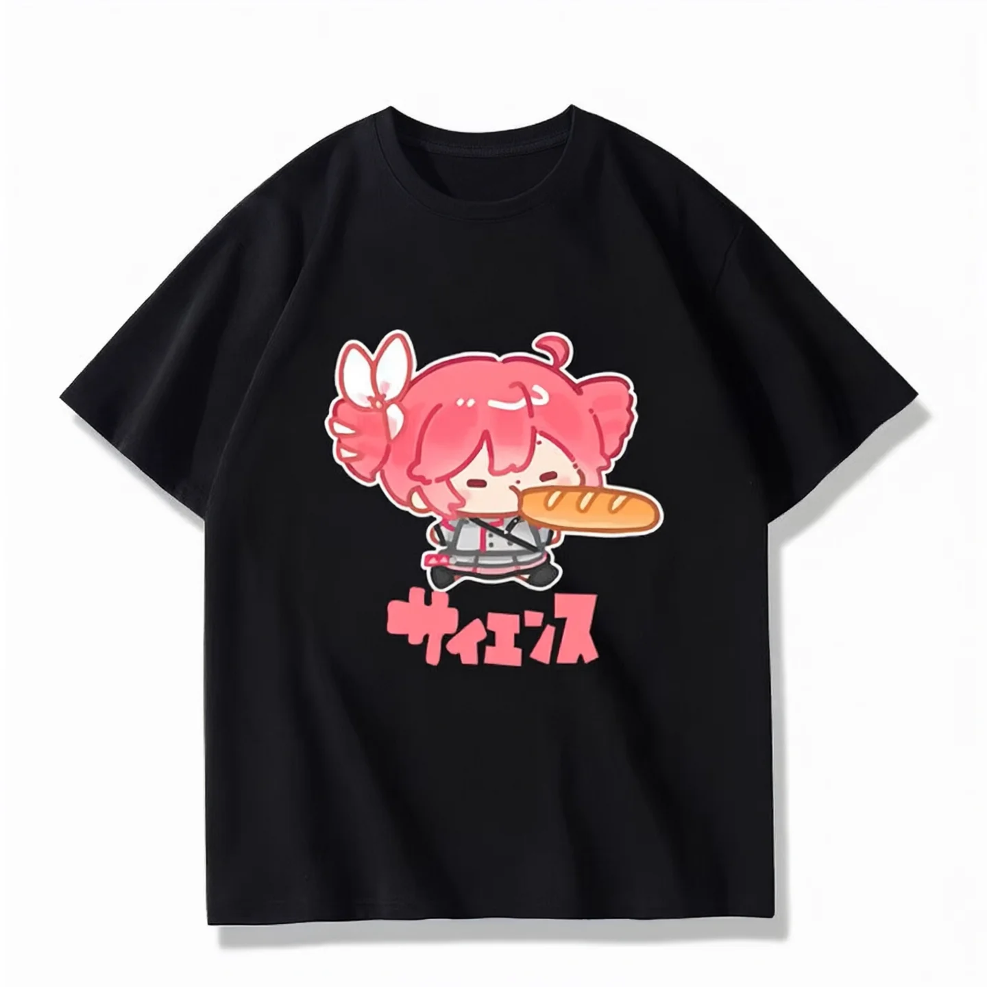 Teto Co Branded boys and girls Hatsune Miku Surrounding Cartoon Printed T-shirts for Men and Women's Summer Anime New T-shirts