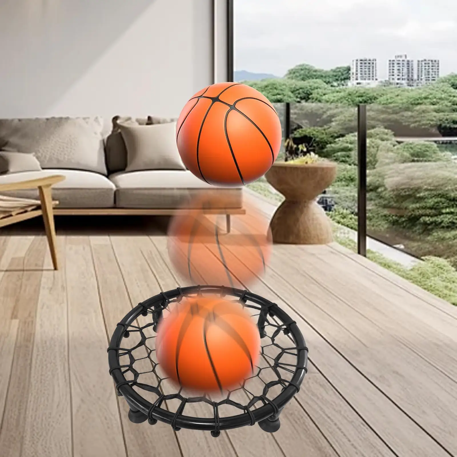 

Баскетбольная тренировочная эластичная сетка для домашней практики, спортивный коврик для стрельбы, тренировочный коврик для дриблинга в помещении или на открытом воздухе в помещении