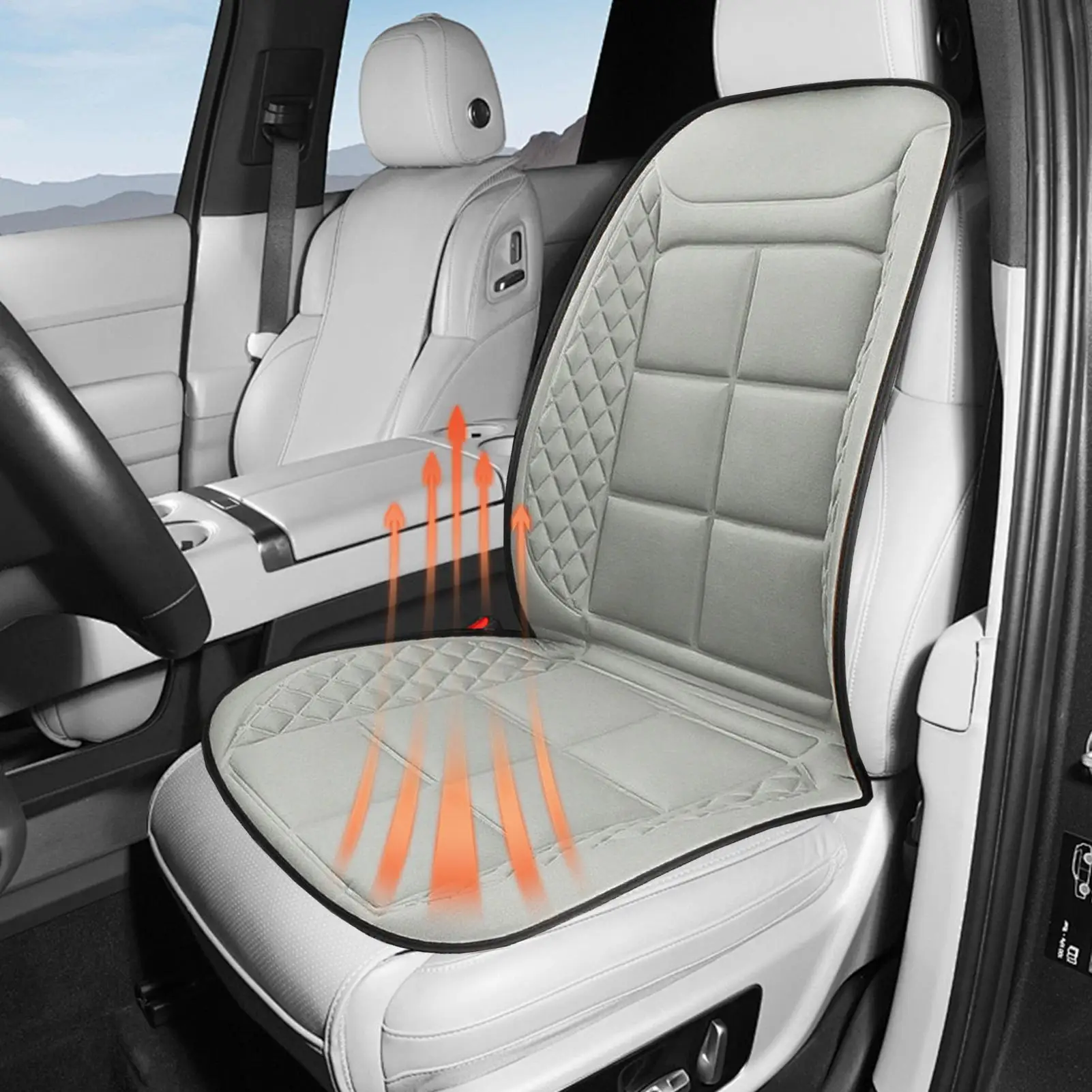 

Car Heated Seat Cushion Fast Heating Pad Seat Warmer Automotive Chair Warming Device For SUV Sedan Truck Auto Vehicle