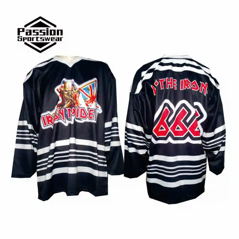 Custom Ice Hockey Jersey Print Your Name Number Team Shirts Competition Training Jerseys For Men Women Youth Kids Clothing