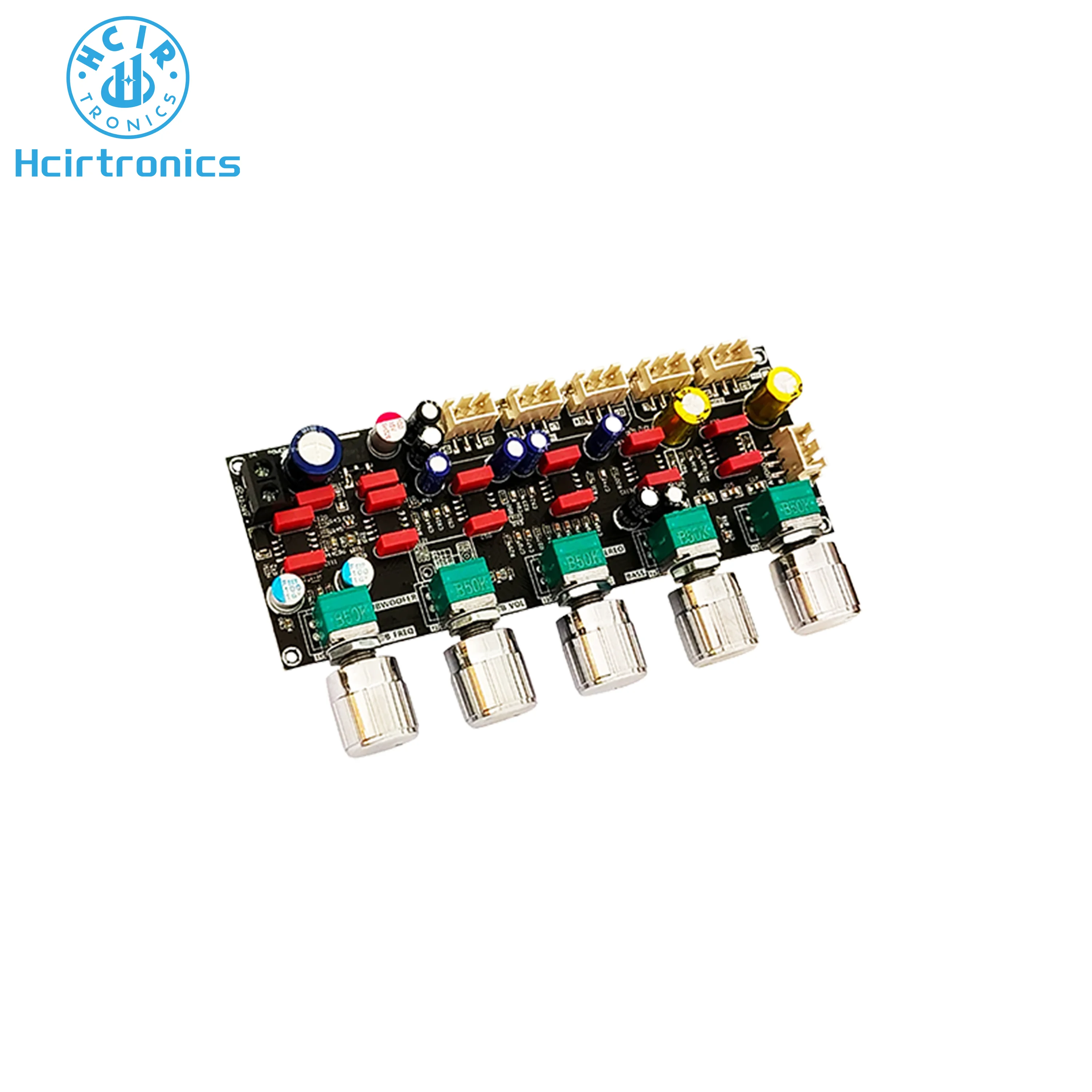 ZK-PRO1 JRC2068 HiFi Front Tone Board Stereo Treble Bass Frequency Volume Control DC12-30V XH-2.54mm Input Amplifier AMP