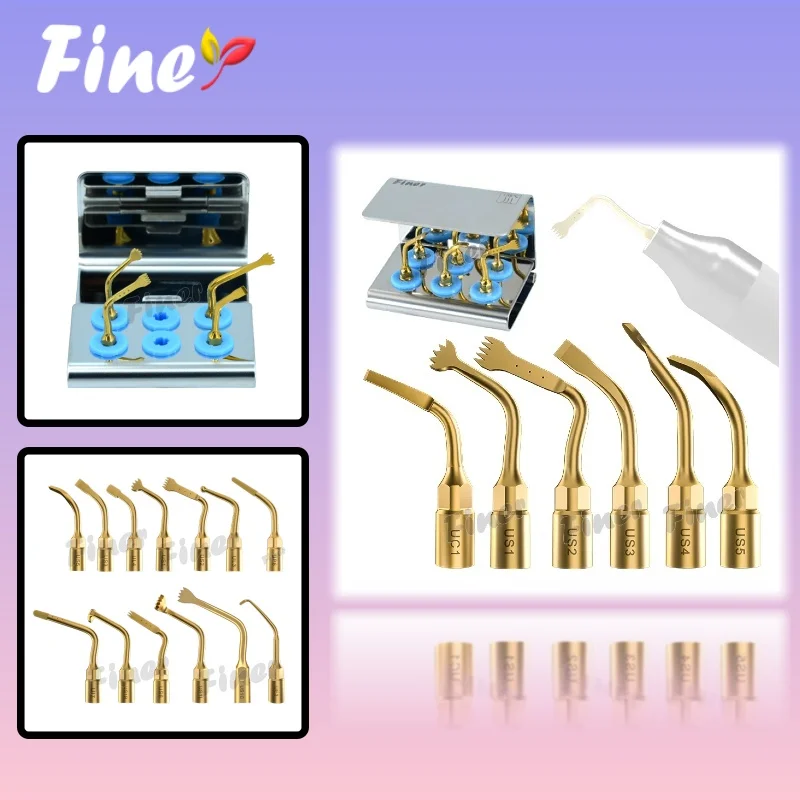 

Finer Piezosurgery Osteotomy Bone Cutting Dental Piezo Surgery Tips Sinus Lifting Tips Compatible for Mectron/Woodpecker