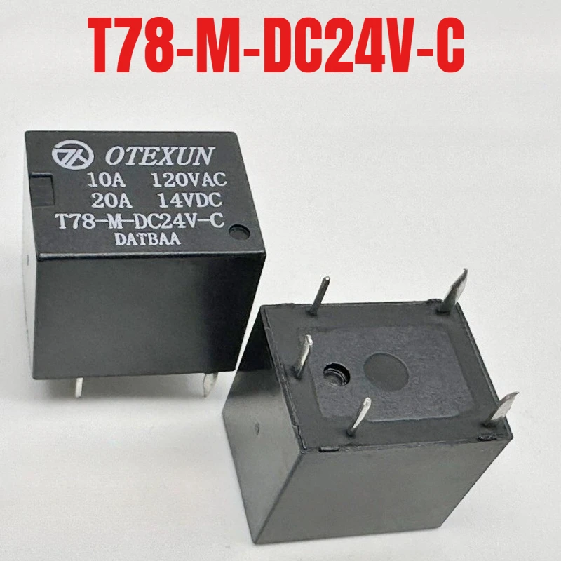 New 1pcs/lot T78-M-DC24V-C T78C 5pins 20A