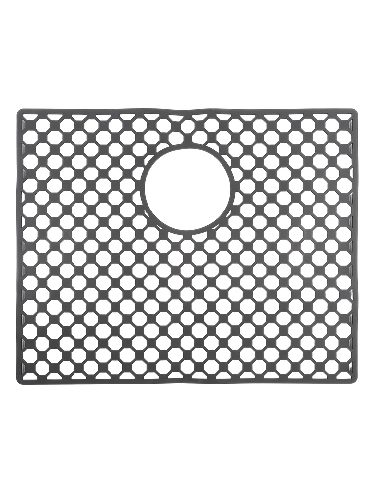 Non Slip Silicone Sink Protector Heat Resistant with Comprehensive Drain Openings for Efficient Kitchen Use and for protection