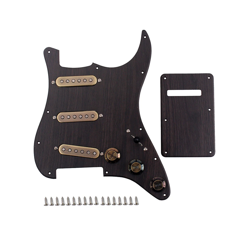 guitar parts  Prewired-Loaded SSS Pickguard Alnico V Pickups for Strat Guitar guitar accessories