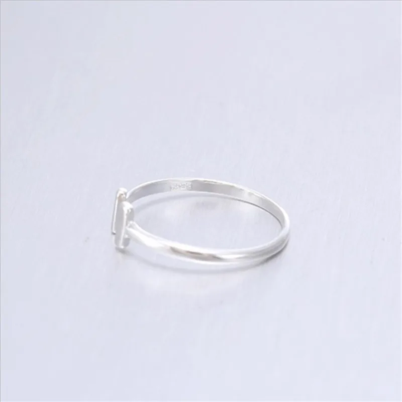Fashion Adjustable Size Letter Ring for Women Girls Jewelry Finger Ring Party Birthday Wedding Gift e506