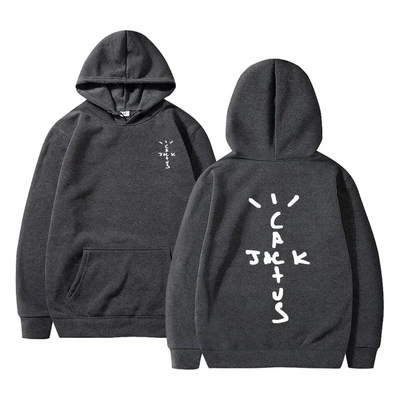 2024 New Men Women Cactus Jack Swag Hoodies Hip Hop Hara Printed Oversized Casual Hoodies Sweatshirts Sweatshirt  Men Clothing