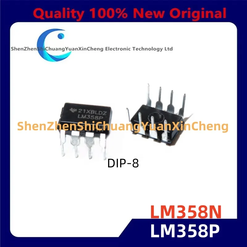 10-50PCS LM358P LM358N Operational Amplifier DIP8 LM358 IC Chip Kit Integrated Circuits Kit