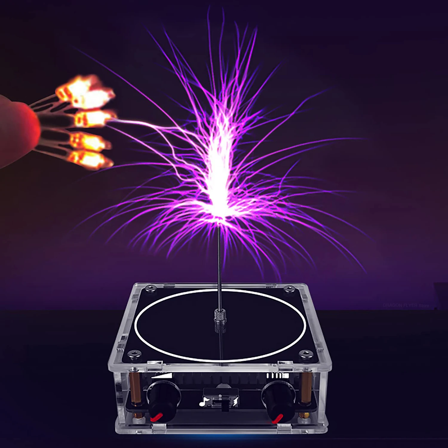 Music Tesla Coil Bluetooth/AUX - đánh giá và giá Audio Music Generator Free