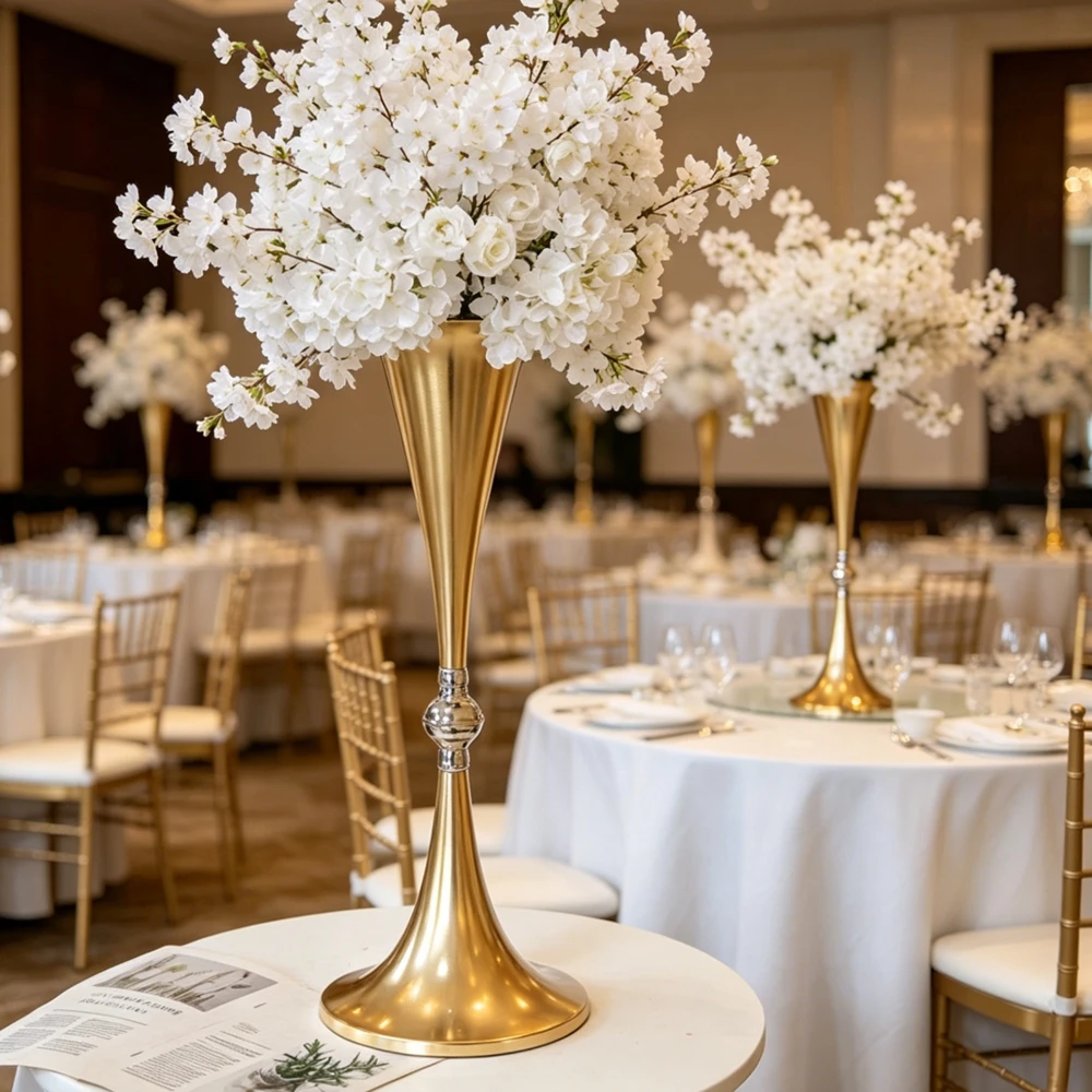 

50-100cm)10pcs)Metal Vase Flower Vase Home Decor Pedestal Stands for Flowers Centerpieces for Wedding Table