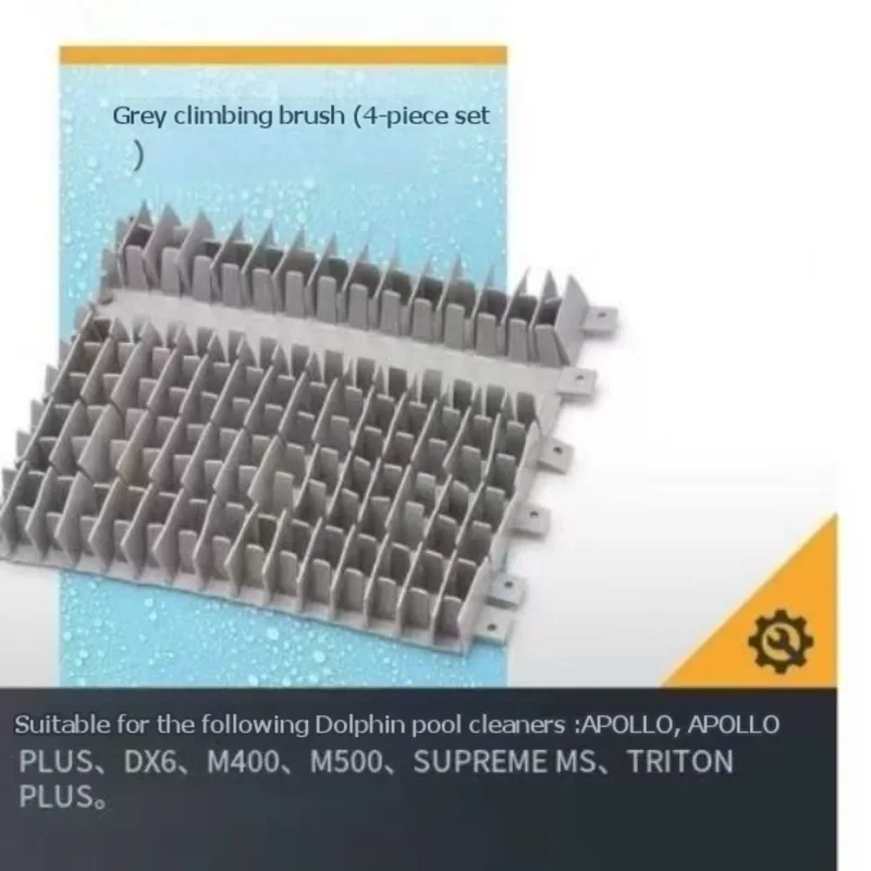 

Комплект щеток AT51 (передняя и задняя) для робота-пылесоса Dolphin для идеальной очистки стен (4 шт.) - Номер детали: 6101656-R4