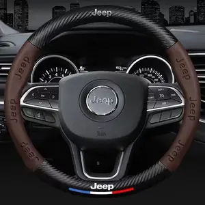 Auto Lenkraddeckel für Jeep, Grand Cherokee, XJ, Renegade, Kompass, Wrangler, JK, TJ, Patriot, SRT, Trail Hawk, Autozubehör 11 Hauptverkäufe CAPA -Lenkrad -Renegade - №9