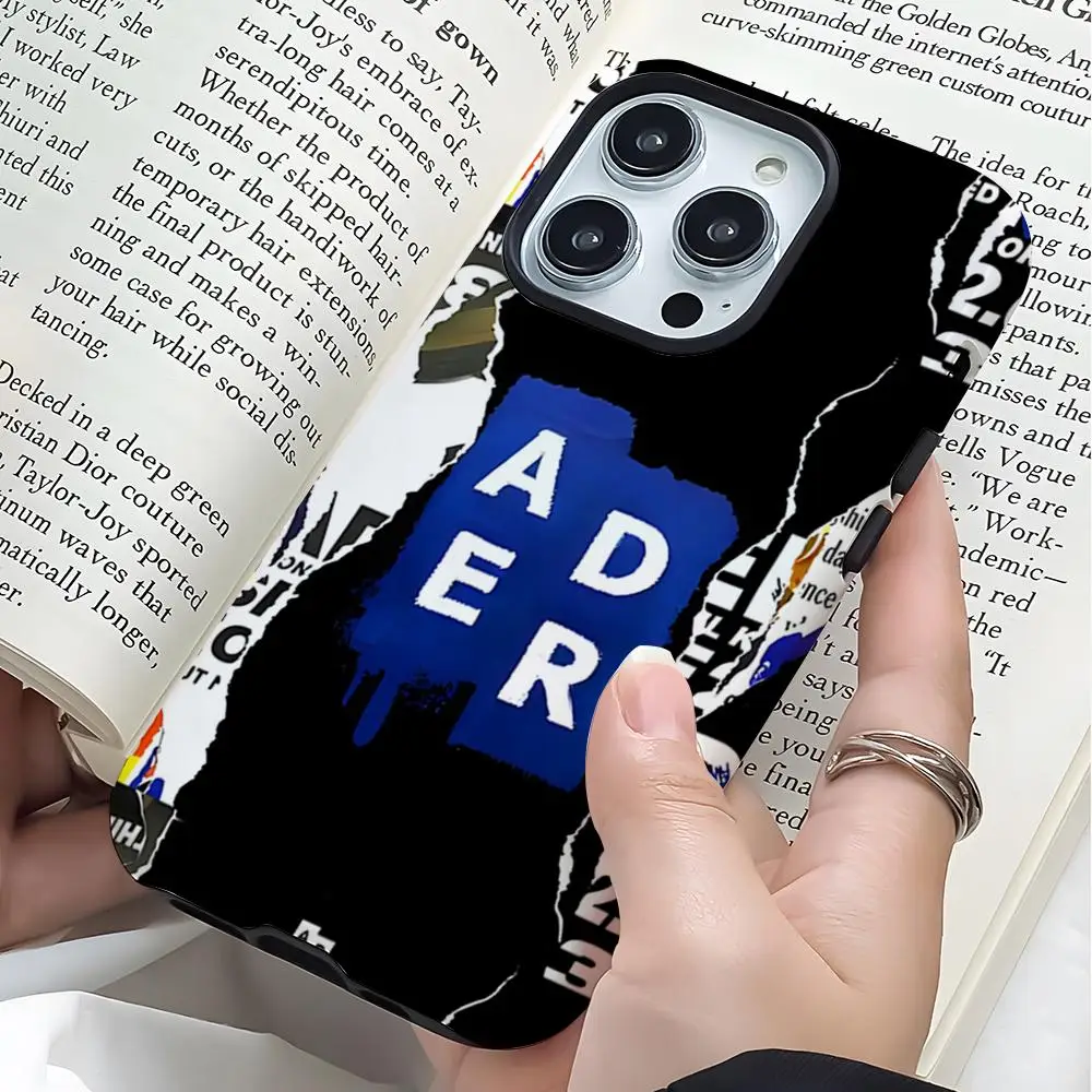 Funda de teléfono ADERs ERROR para iPhone 16 e 15 14 Plus13 12 mini 11 Pro Max XR XS X cubierta de parachoques brillante 2 en 1