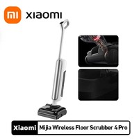XIAOMI Mijia Wireless Anti-tangle Floor Washer 4 Pro Wet And Dry Vacuum Cleaner For Home Self Cleaning Crawler Roller Brush Mop