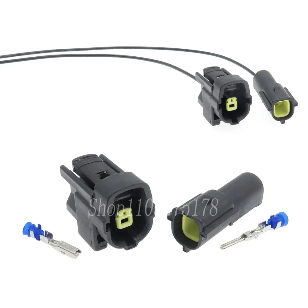 1 Set 1 Pin 174877-2 174879-2 Automotive AMP Tyco Auto Plug Waterproof Wire Connector Knock Sensor Socket