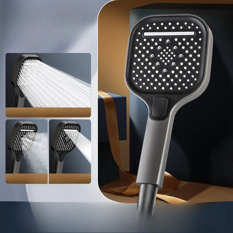

Pressure Boosting Showerhead, Super Strong Showerhead, Pressurized Shower, Handheld Showerhead, High Water Output