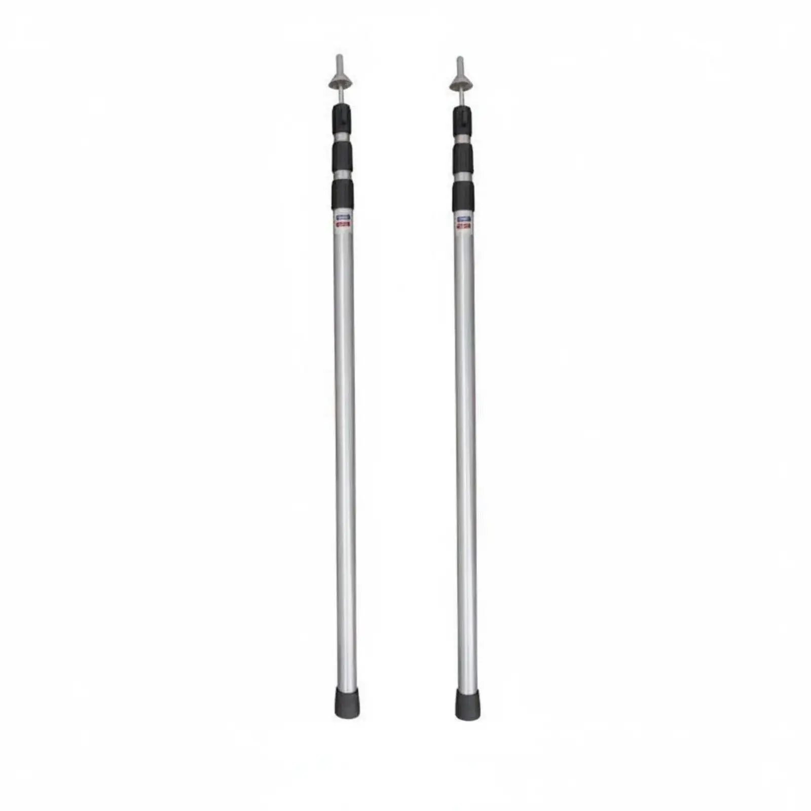 Camping Telescopic Pole for Tarp Tent 95-280cm Twist Lock Aluminum Alloy Portable Canopy Pole with Steel Tip