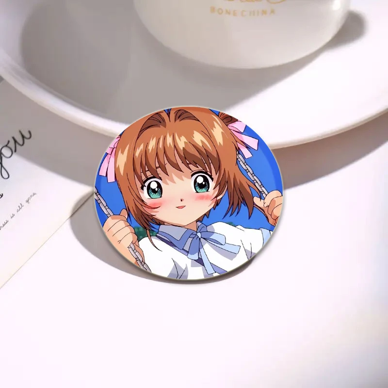 Anime Cardcaptor Sakura Pins, Cartoon CARD CAPTOR SAKURA Badge, KINOMOTO SAKURA Broszki, do plecaka Ubrania Prezent Akcesoria