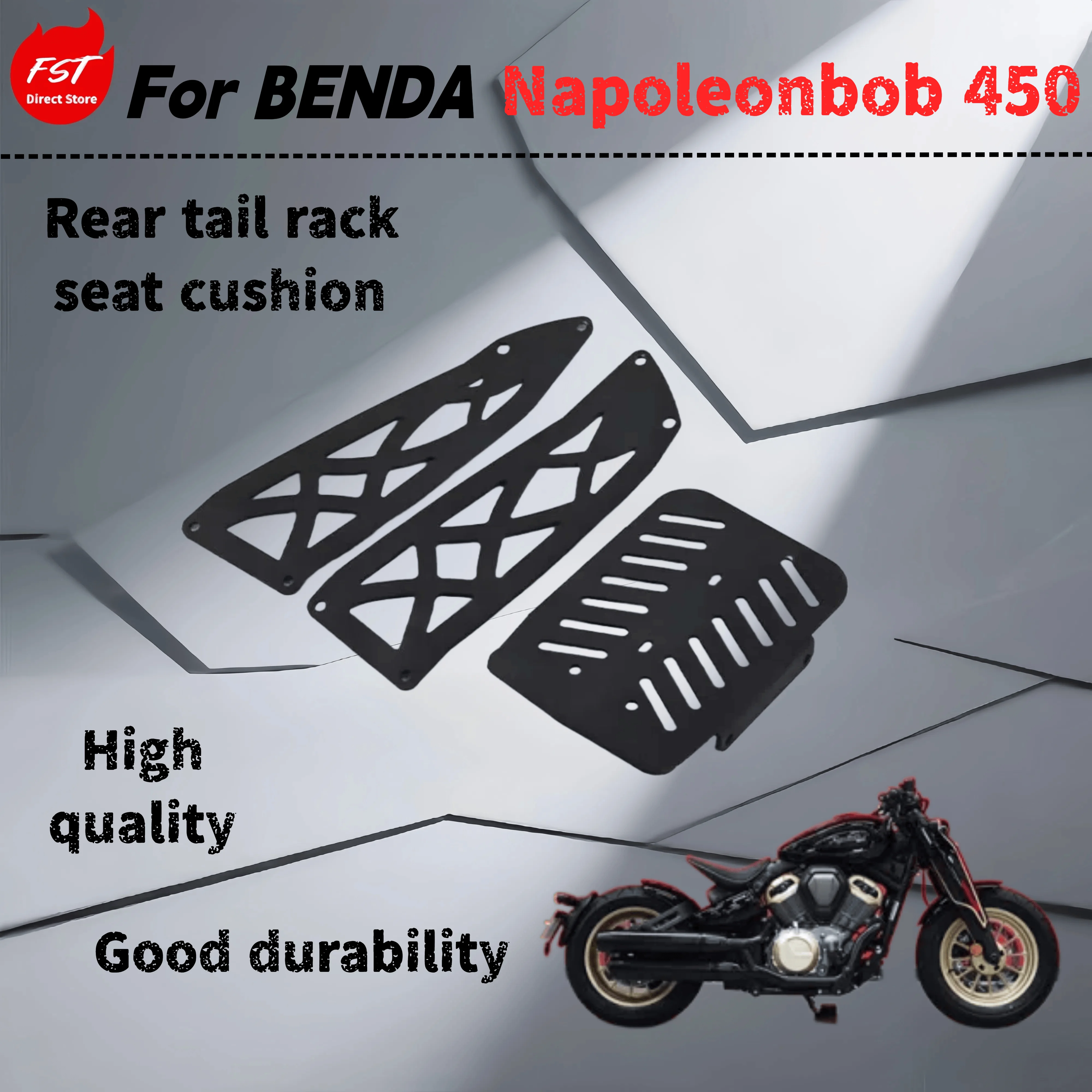 

For Benda Napoleonbob 450 modified rear rack tailstock rear seat cushion pedals for special vehicles