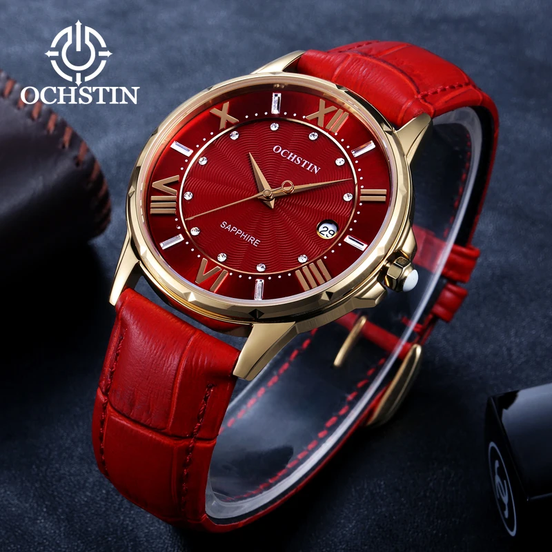 OCHSTIN Fashion Trend Parangon Perfection Series Automatic Quartz Movement Waterproof Wristwatch Women's Quartz Watches