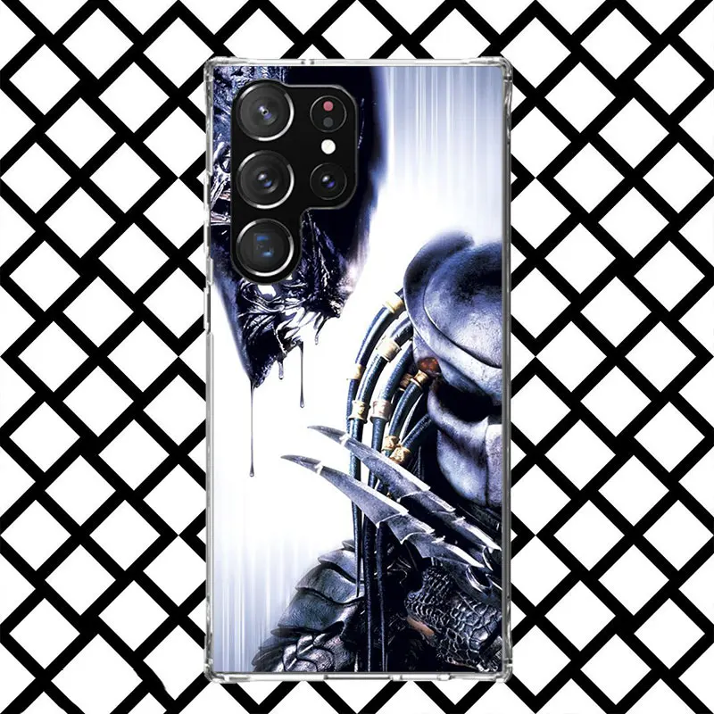 A-Alien Vs Predator Phone Case for Samsung Galaxy S26 S25 Edge S24 S23 Ultra S22 Plus S21 FE S20 + Soft Cover Print Fundas Galax - view 2