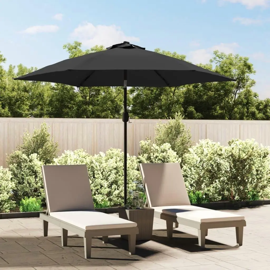 118cm Garden Parasol with Sturdy Metal Pole - Stylish Anthracite Sunshade Umbrella