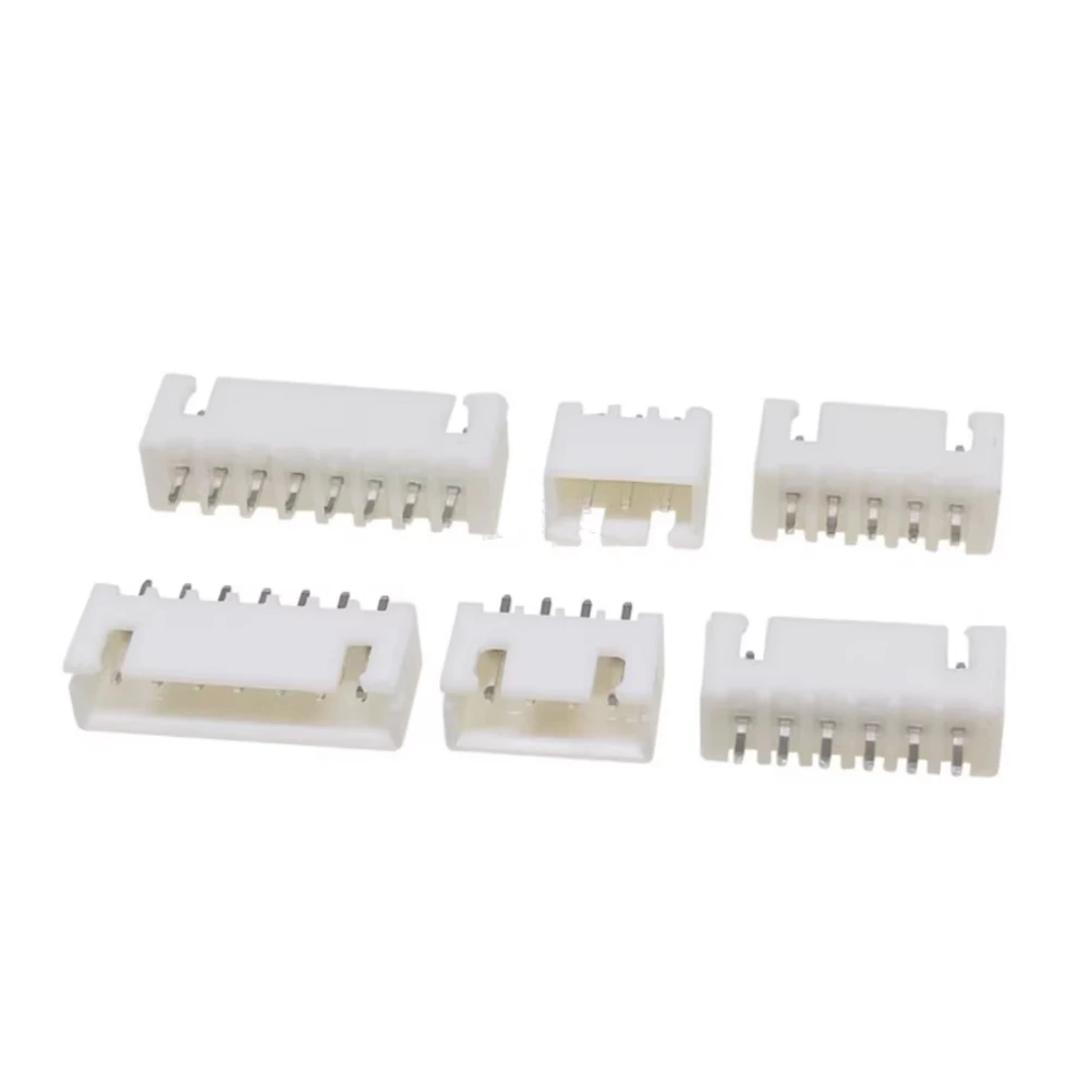 50Pcs JST XH2.54 2/3/4/5 Pin Terminals Plastic Shell Male Plug + Female Socket Wire Connector XH 2.54 2P 3P 4P 5P 6P 8P 10P-16P