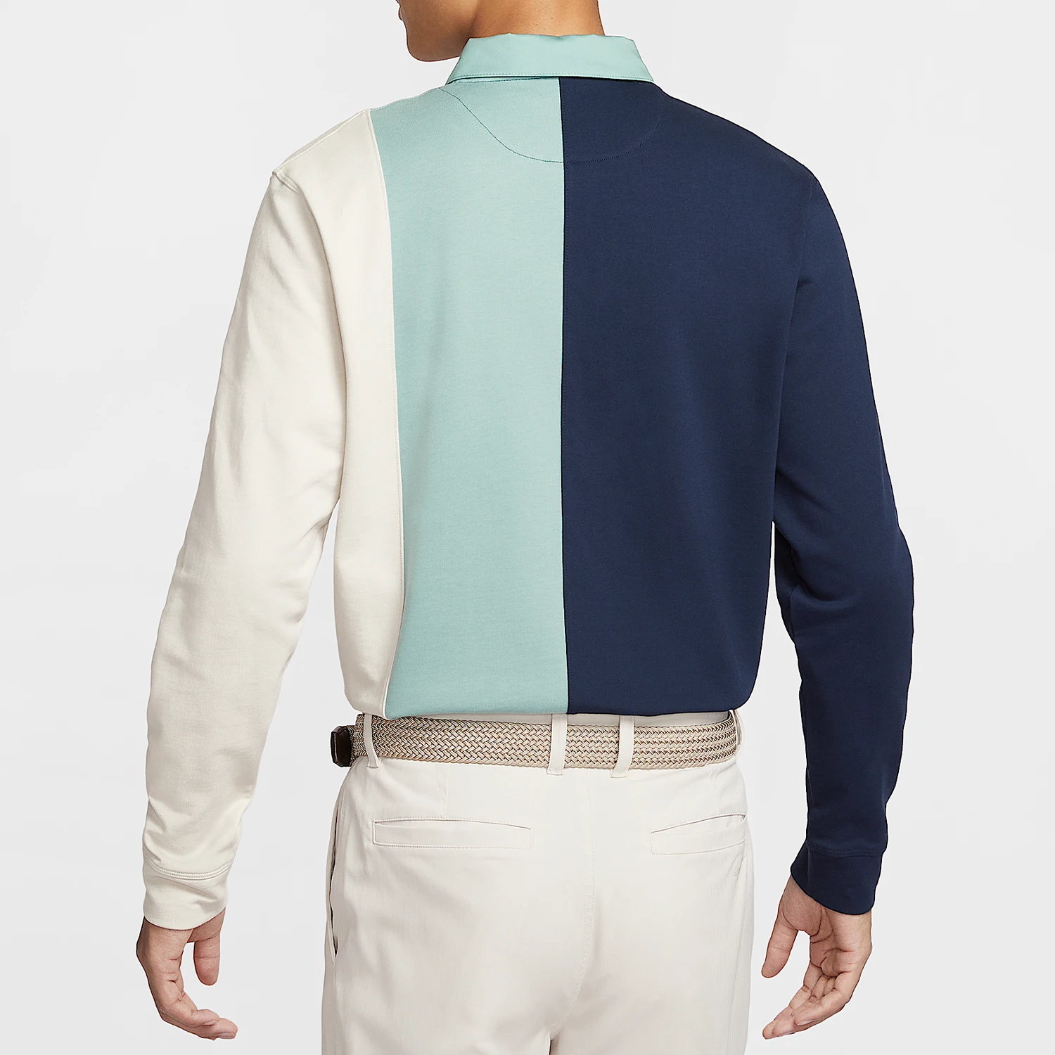 Nike genuine autumn men's spliced golf polo shirt HM5652-451