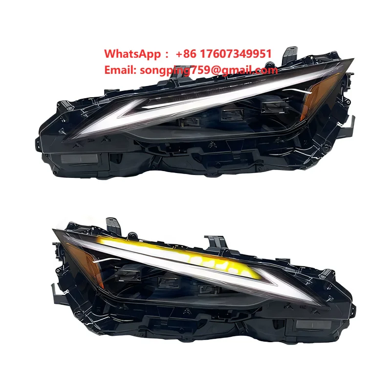 YU GUANG for Lexus IS 350 IS 250 2021 2025 Front Lamps Upgrade Sequential Auto Parts 3 Lens LED Front Headlight Headlamp Lights