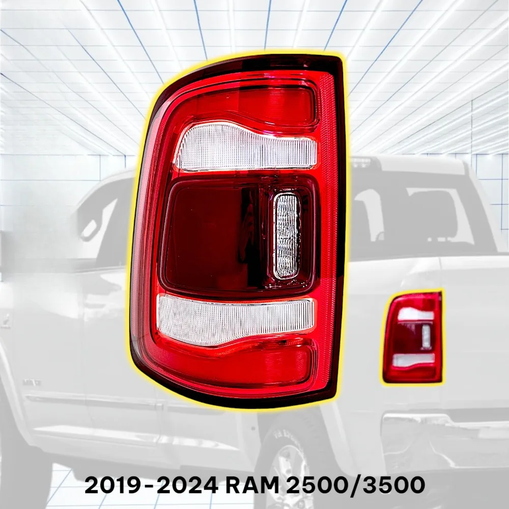 

Для RAM 2500 3500 CHR 2019-2024 гг. Накладка заднего фонаря водителя (левая) без функции контроля слепых зон