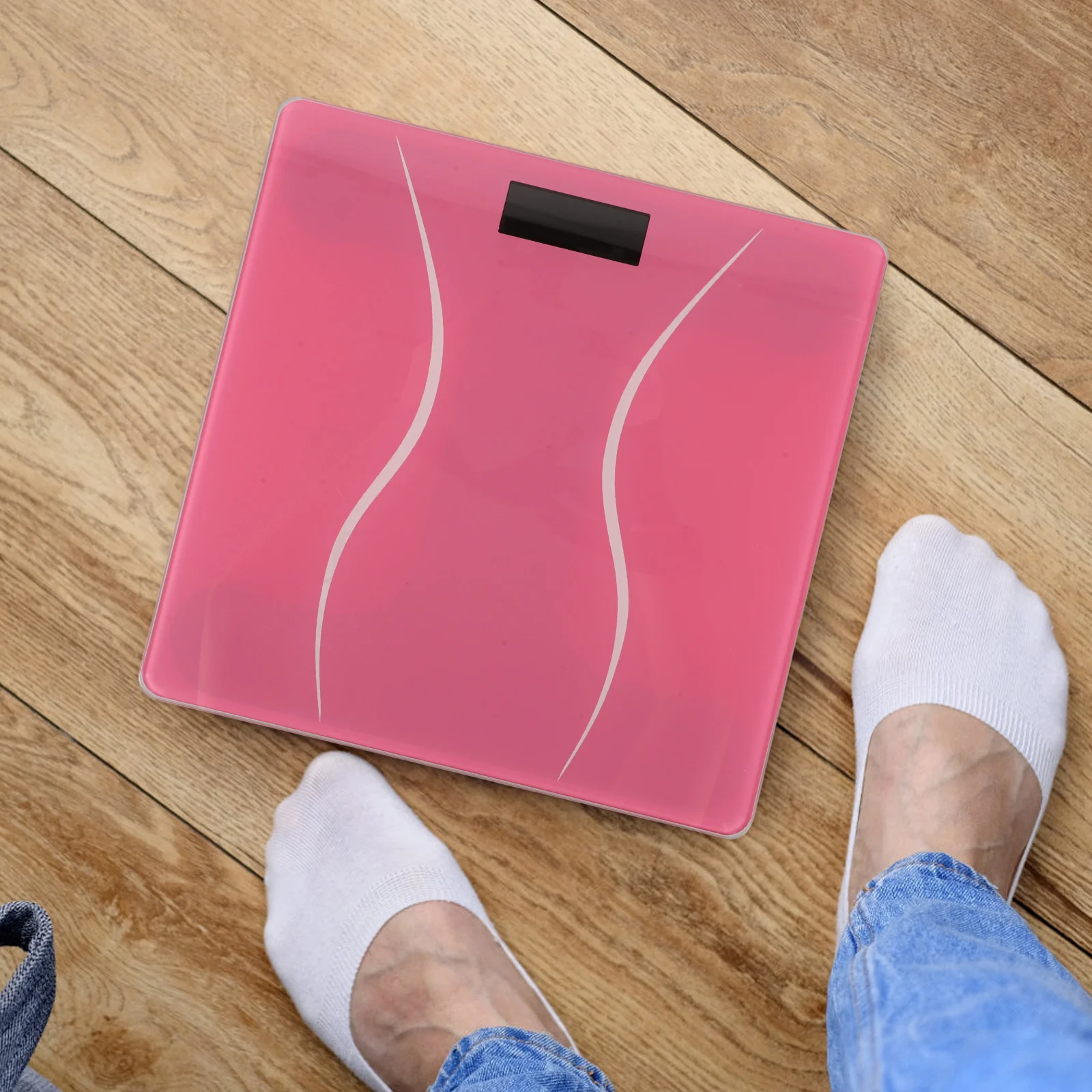 

Weight Scale Electronic Pink Digital Student Weighing Home Bathroom Portable Rechargeable Daily Use Weight Machines