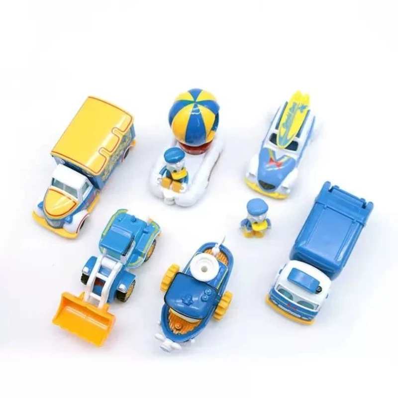 Takara tomy personagem de desenho animado tang duck série modelo de carro liga modelo de carro brinquedo presente de aniversário das crianças brinquedo coleção ornamento