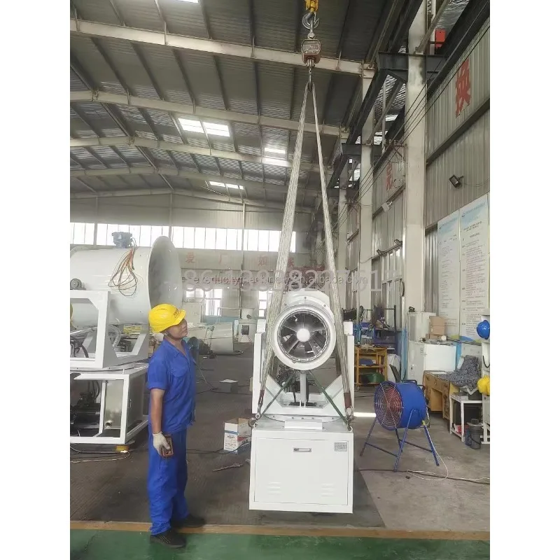 Easy to Operate Portable Fog Cannon Featuring Intelligent Control System with Real-Time Spray Adjustment and Remote Control