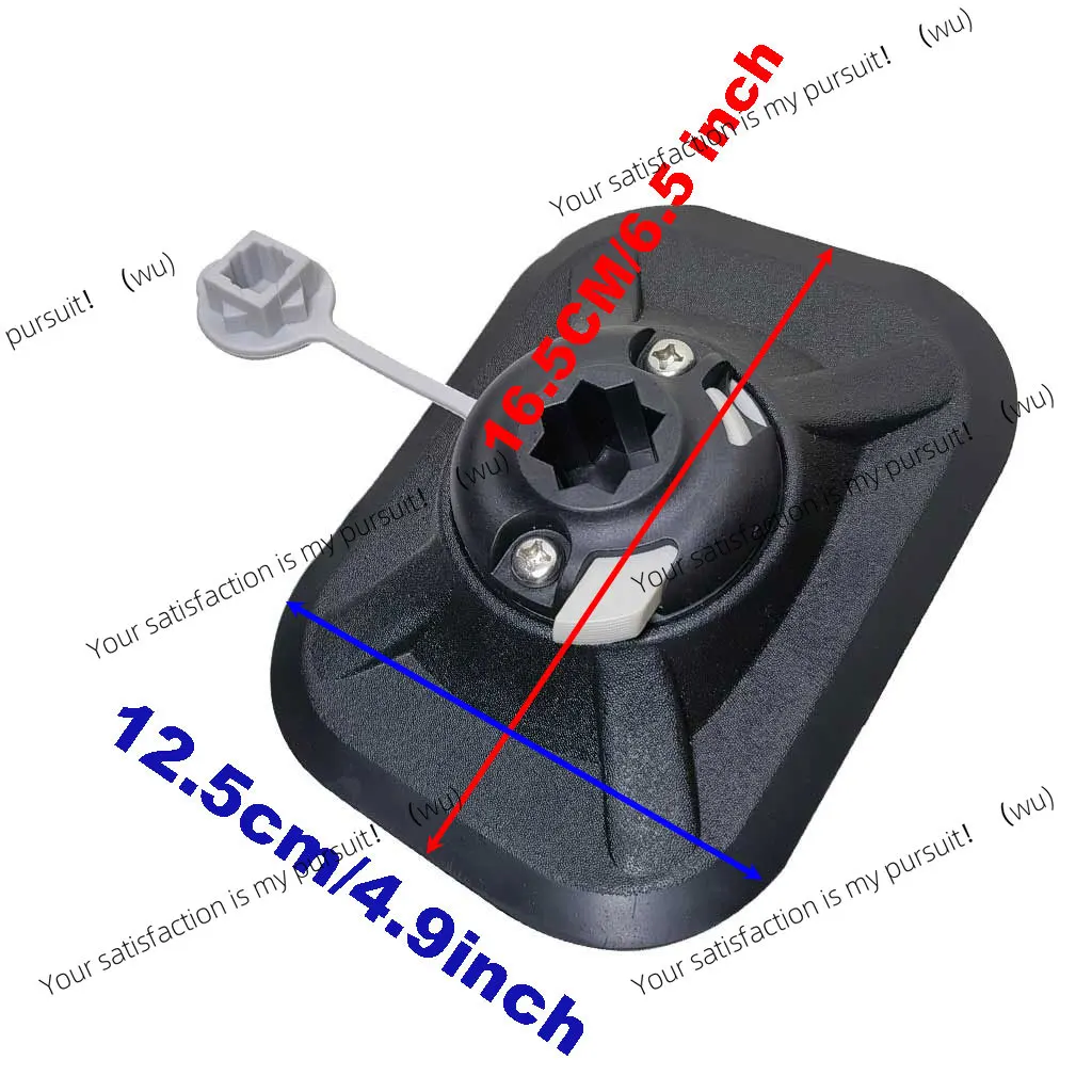 ZOCI-Inflatable PVC Boat Watercraft Electronics GPS Fish Finder Camera Mount Kayak Ball Base Safety Flag Mount Kit DIY Pad