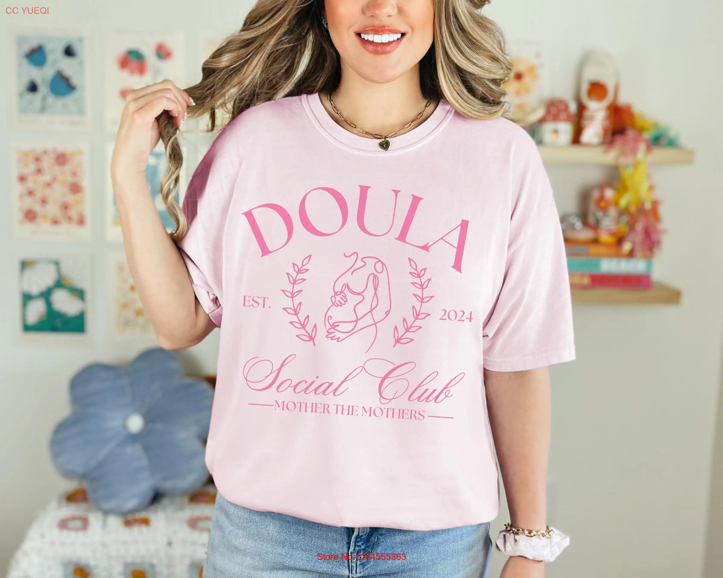 Doula Comfort Colors T Shirt Appreciation Pregnancy SupporT Labor And Delivery Midwife Thank You long or short sleeves