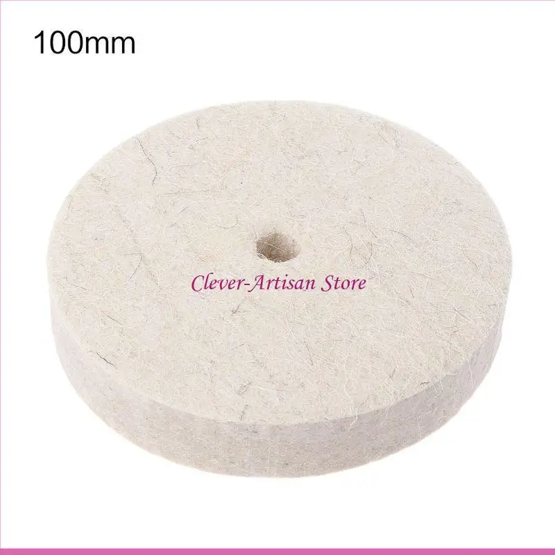 E06B Wool Polishing Wheel Buffing Pads for Bench Grinder Rotary Tool Wear-resisting