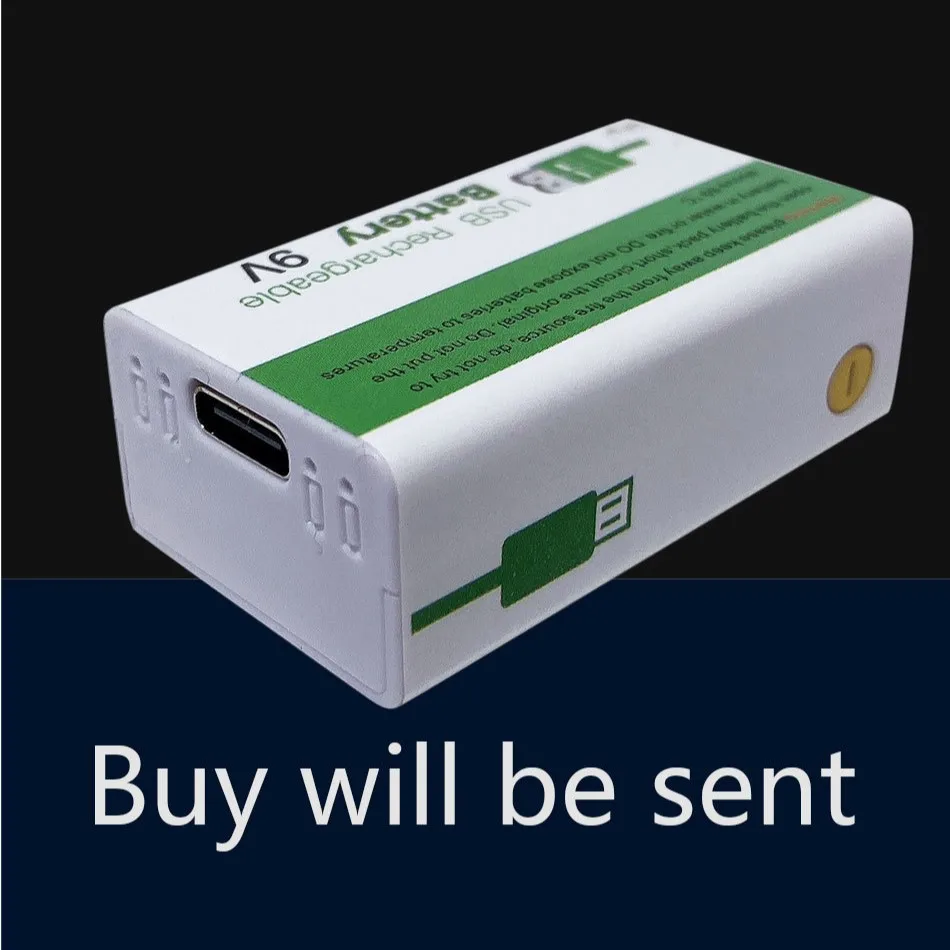 9V 5500mAh 充電式リチウムイオンバッテリーパック、マイクロ USB ポート付き、ギターエフェクトペダル用の長持ちする電源