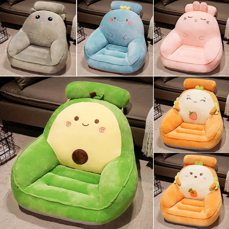 

Children's Sofa Floor Reading Cushion Cartoon Style Recliner Sleepable Small Sofa Chair Reading Corner Bedroom