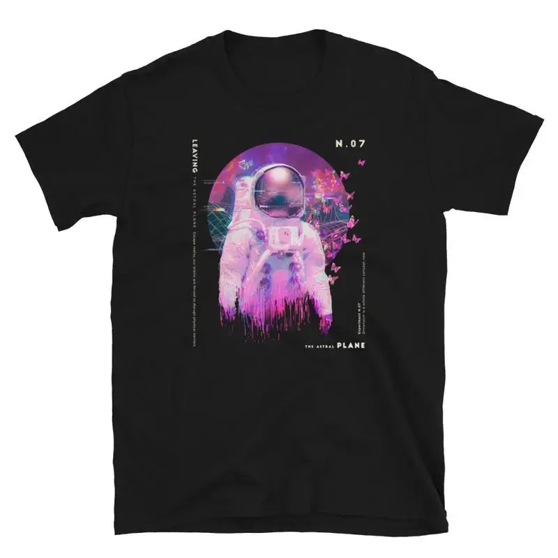 Multiverse Astronaut Retro Future Colorful T-Shirt