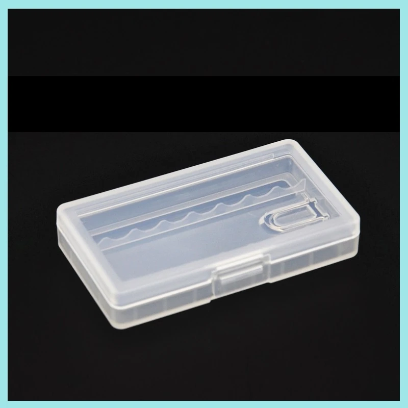 1/2/5pcs AAA No.7 8-Slots Battery Box Storage And Protection PP Transparent Box Charging And Storage B2